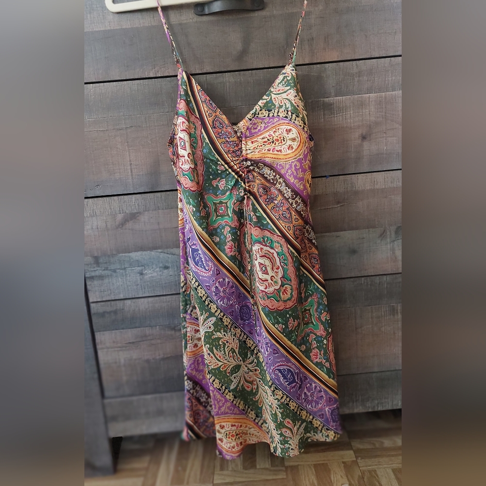 ZARA PARY FLORAL DRESS S/ 2